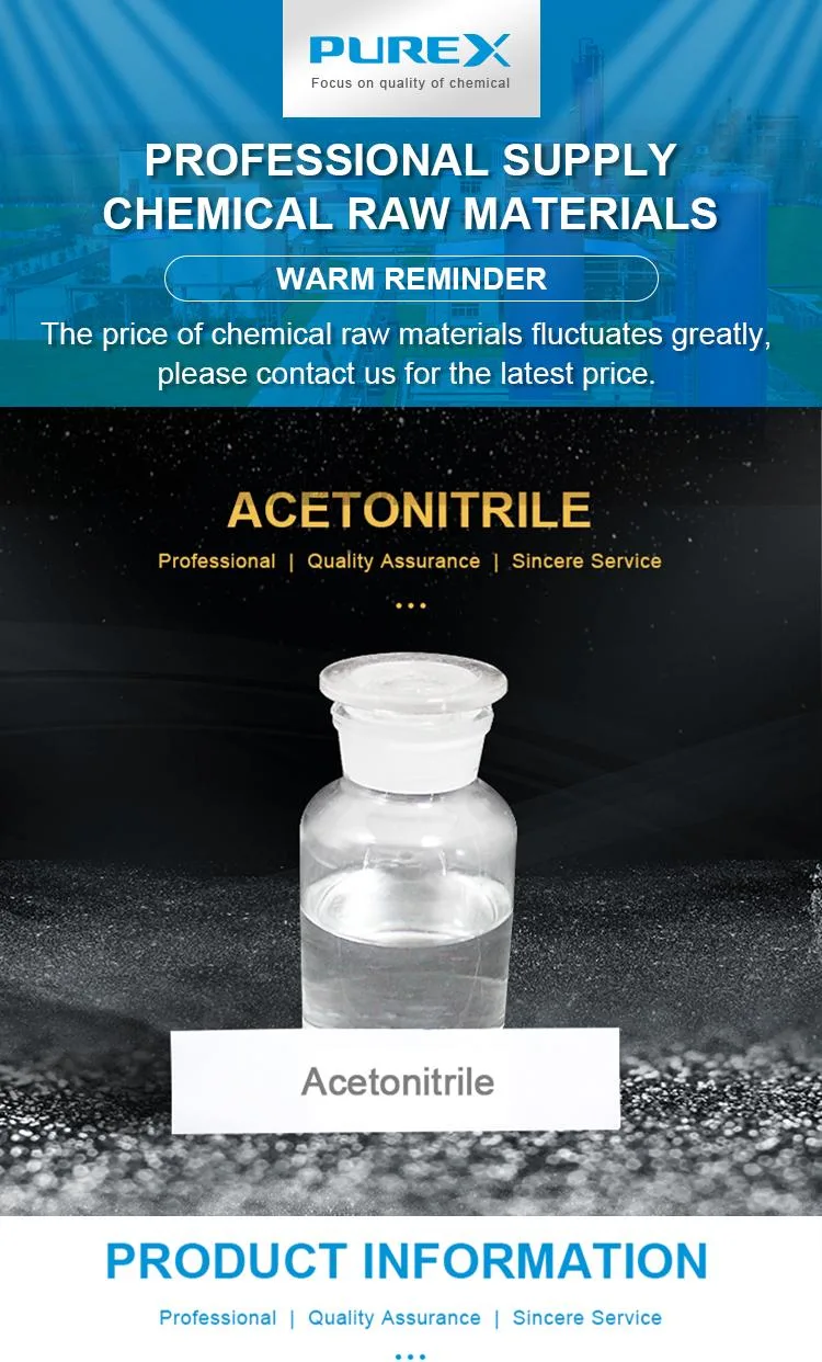 High Quality CAS 75-05-8 Acetonitrile HPLC 99.9% Min in General Reagents